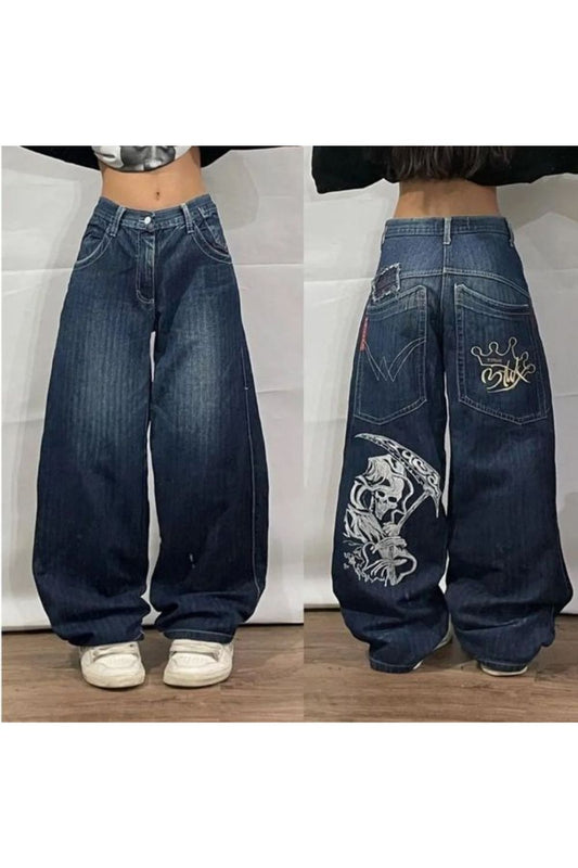 Grim Baggy Graphic Pants