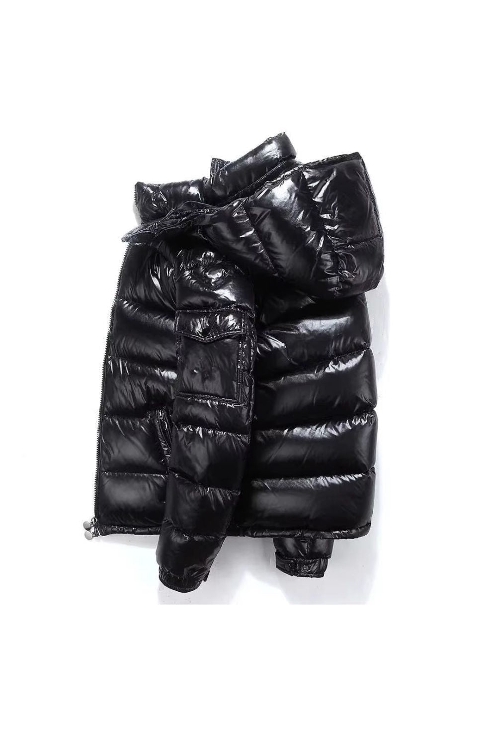 HIGH-SHINE PUFFER JACKET