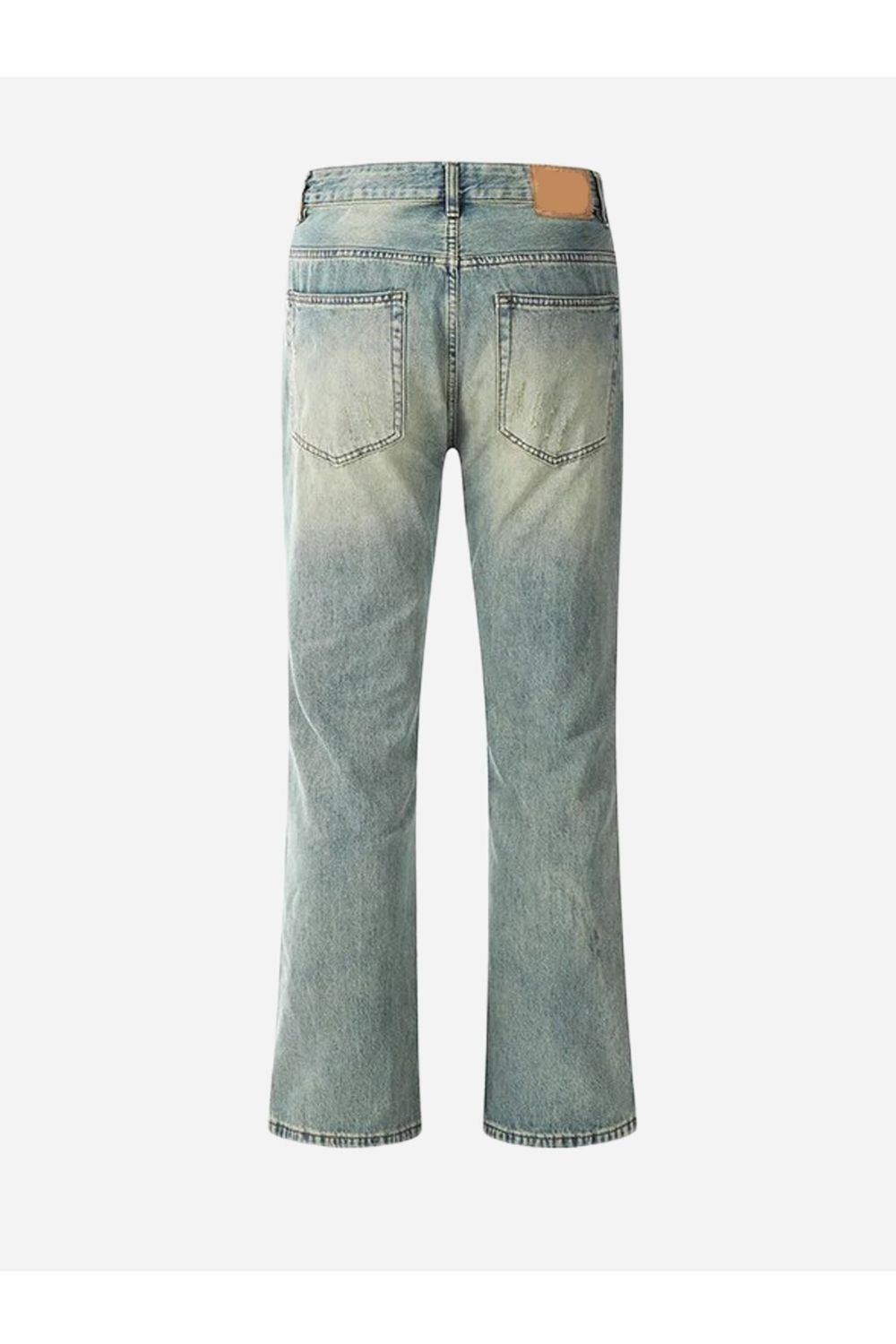 Jeans With Distressed Design