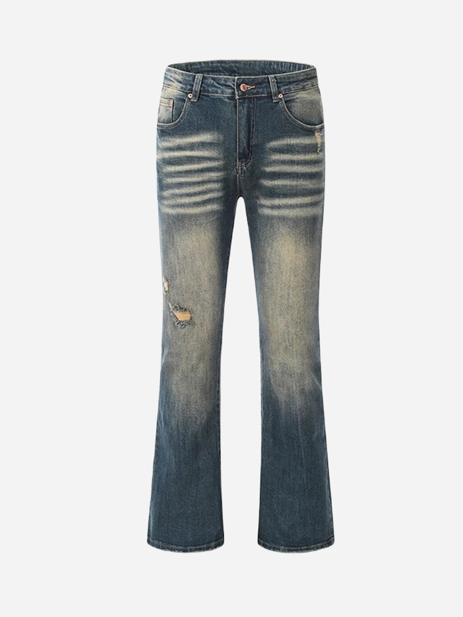 Jeans With Ripped Design