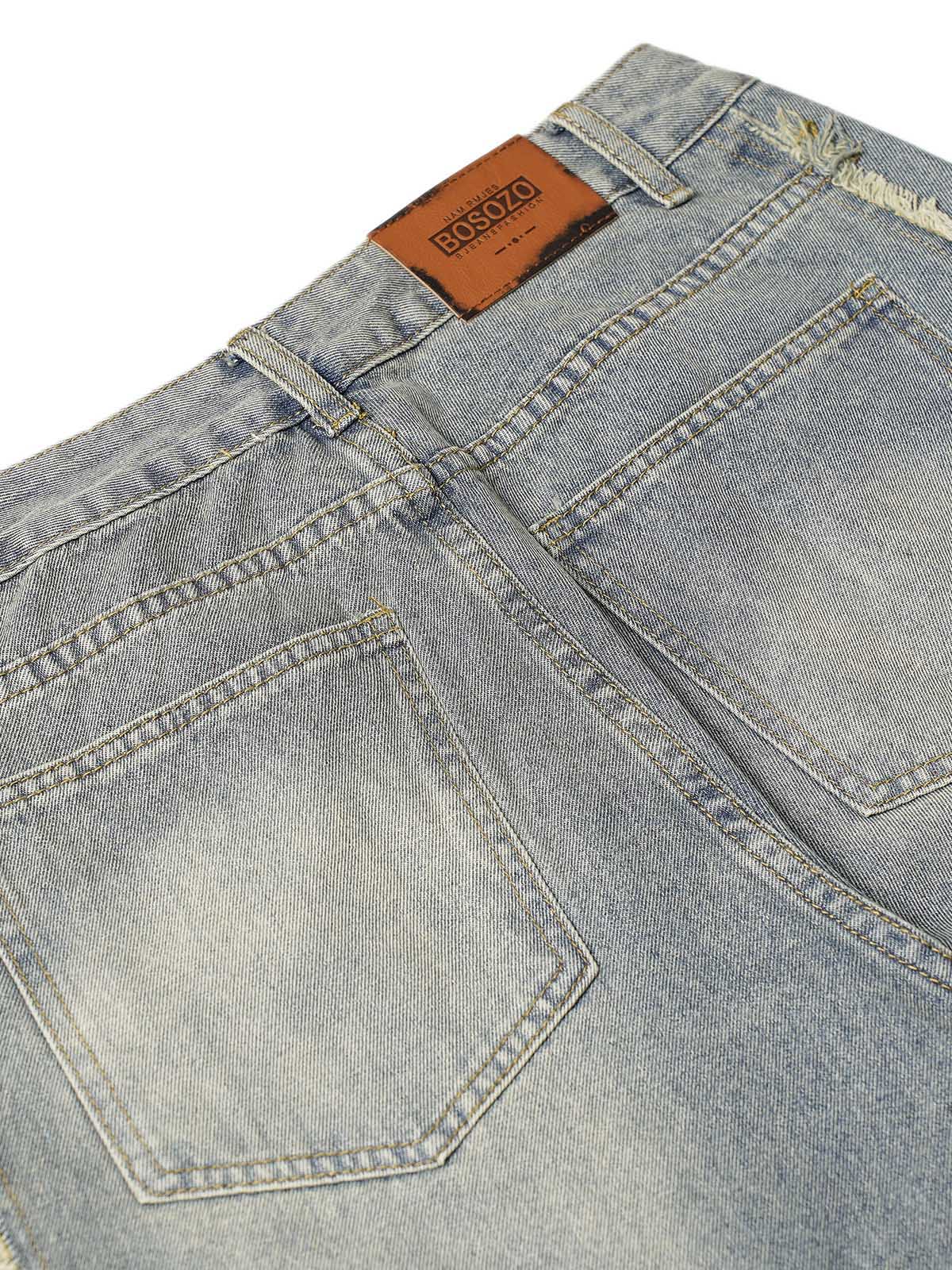 'Giuliana' Washed Distressed Baggy Jeans