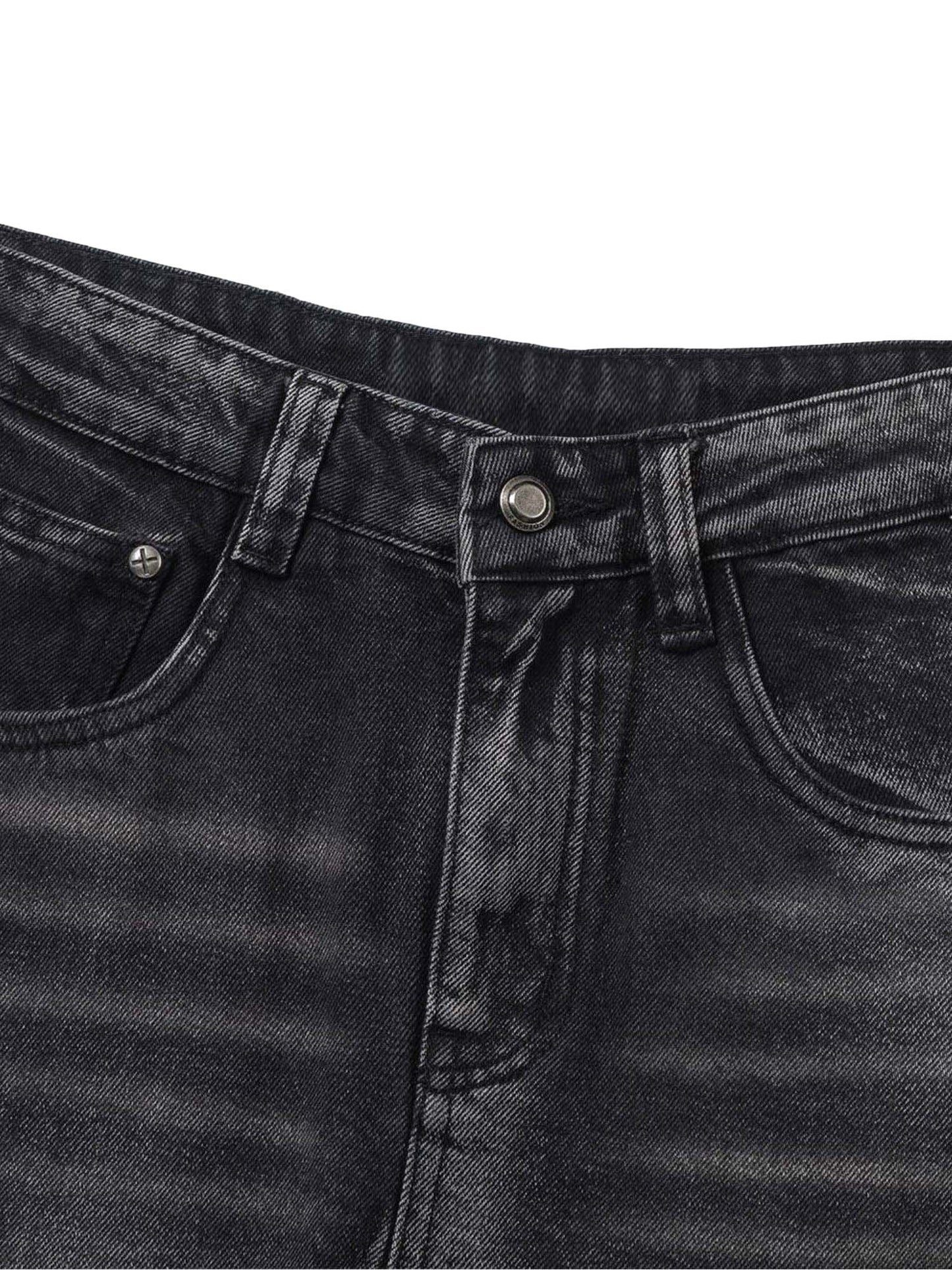 'Axis' Niche Multi-Pleat Retro Jeans