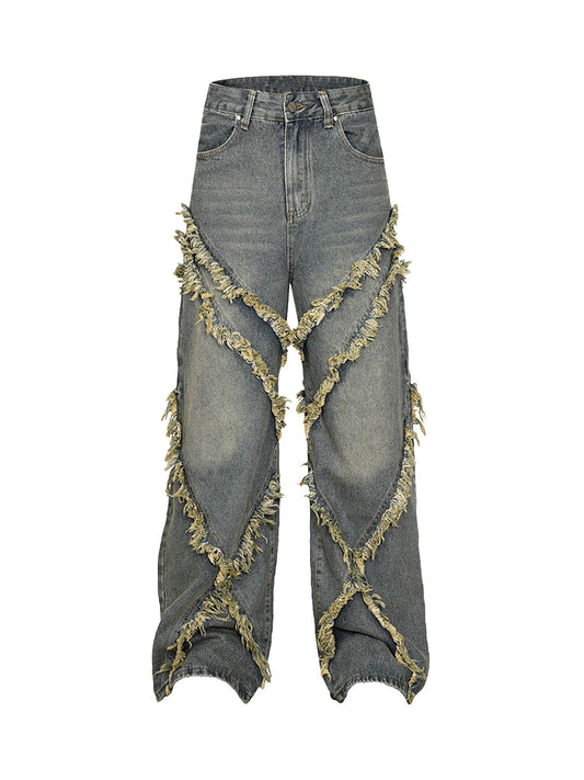 'Cascade' High Street Hip Hop Distressed Jeans