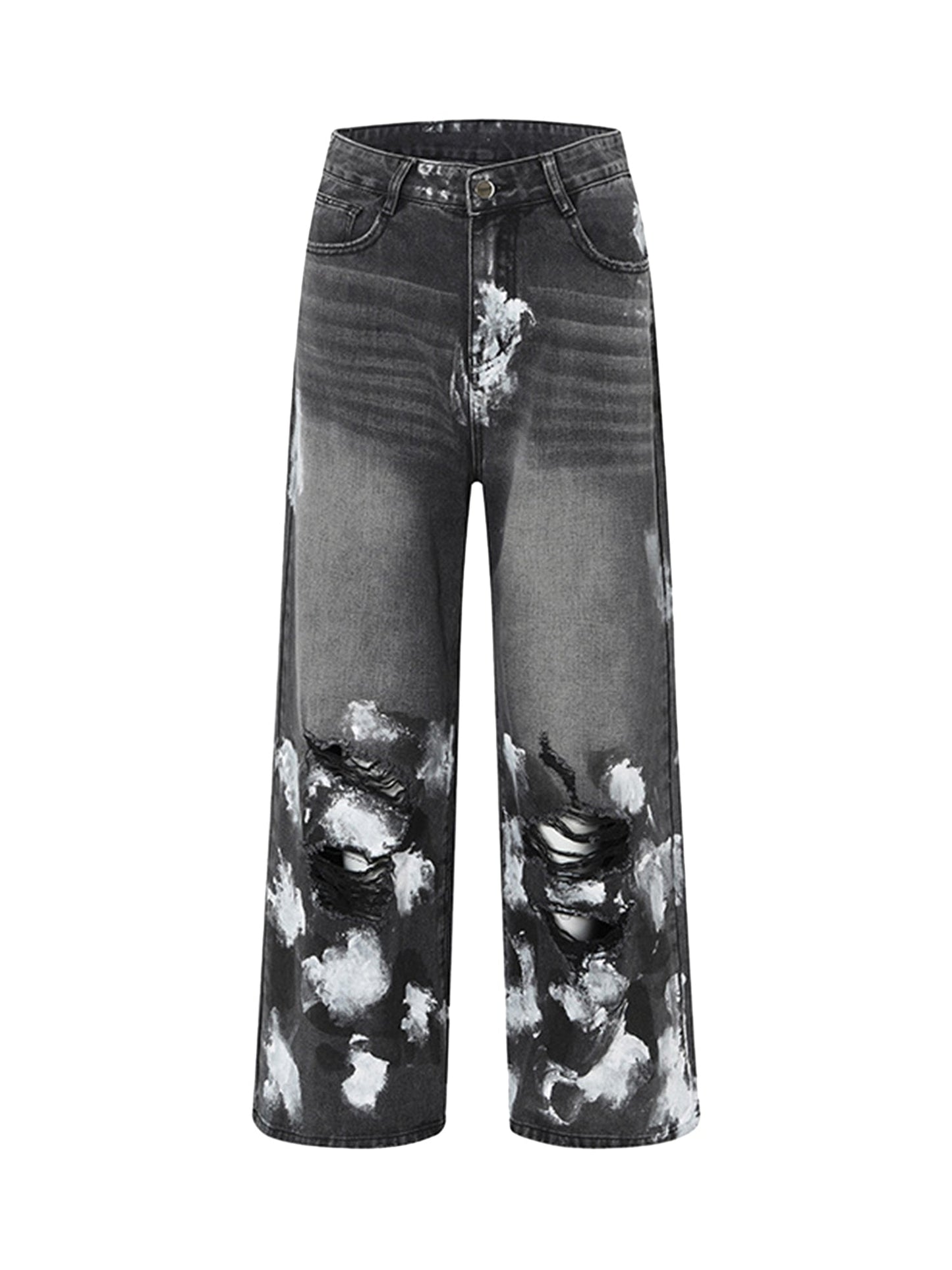 'Storm' Retro Washed Ripped Jeans